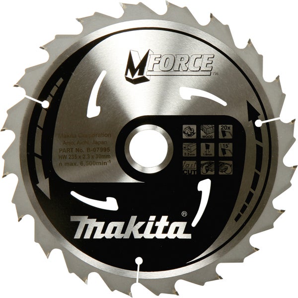 Makita Kreissägeblatt M-FORCE 24 Zähne Ø 165 mm - A-89632