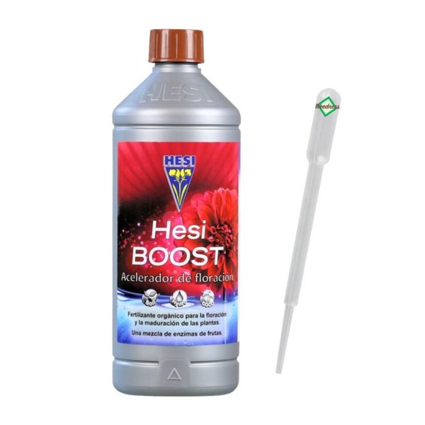 Hesi Boost 5 Liter – Blütenfördernder Dünger mit Pipette für intensive Blüten, ideal für Tomaten, Orchideen & mehr