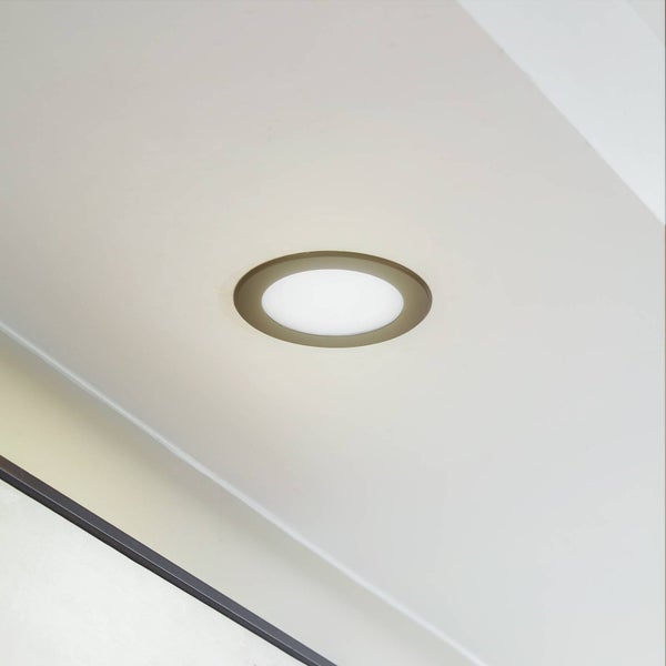 PRIOS LED Rida (Modern) in Schwarz aus Aluminium (1 flammig, ) Badezimmerleuchte