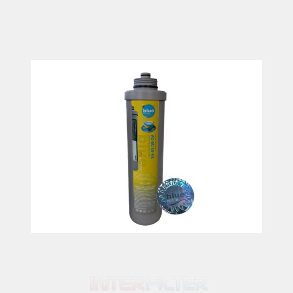 Blue Filters Wasserfilterkartusche AC-SC-10-NL mit Aktivkohle zur Sedimentfilterung für Wasserfiltersysteme