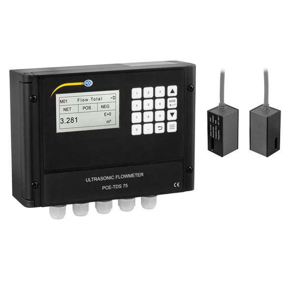 PCE Instruments Ultraschall-Durchflussmesser PCE-TDS 75 zur Festinstallation
