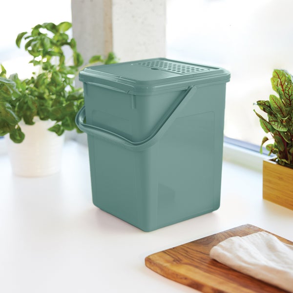 PROREGAL Robuster Modularer Wertstoffsammler Mit Runder Einwurföffnung 100 Liter HxBxT 89 x 38 x 38 cm Verzinkter Stahl Lichtgrau Lichtgrau