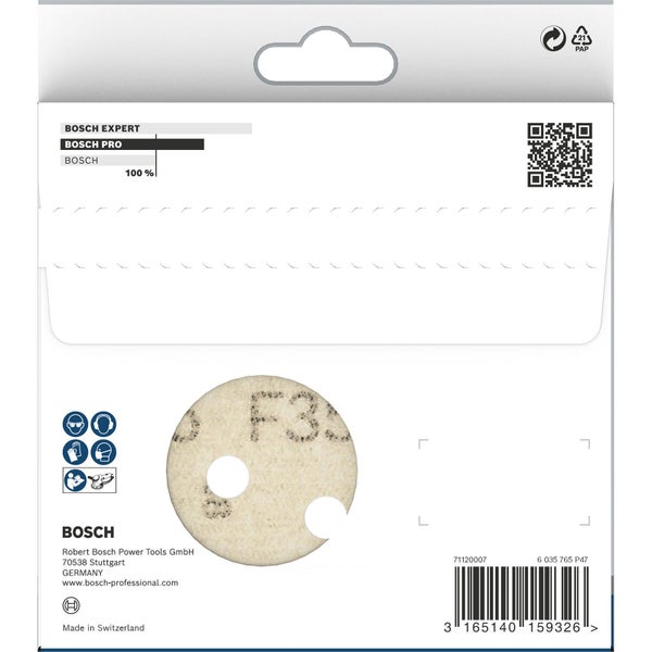 Bosch Schleifscheibe auf Verpackung