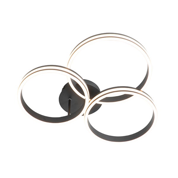 Deckenleuchte mit drei Ringen für Innenräume