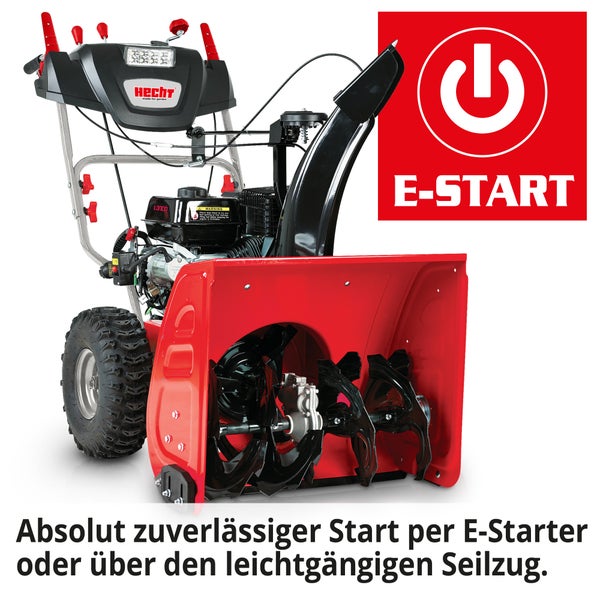 Hecht Schneefräse mit Elektrostart
