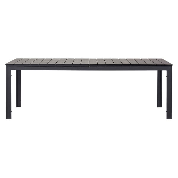 Willy Gartentisch ausziehbar 95x230/287 cm schwarz. 230 X 95 X 76 cm