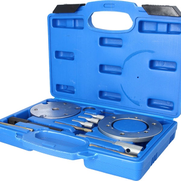Nockenwellen Arretierung Werkzeugsatz im Werkzeugkoffer