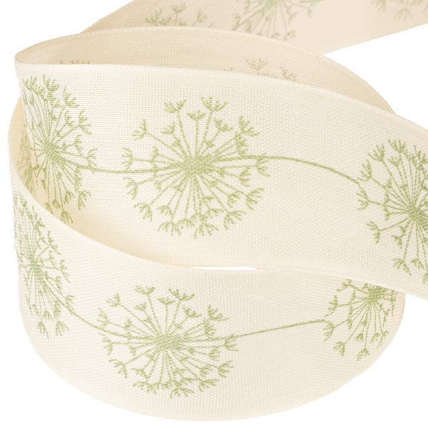 Dekoband mit Pusteblumenmuster