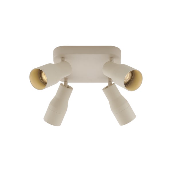 Deckenleuchte mit vier Strahlern