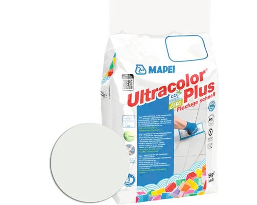 Mapei Ultracolor Plus Flexfuge schnell im 5 Kilogramm Sack mit Farbmuster
