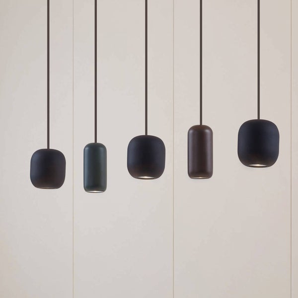 Lucande Pendelleuchte Narion (Modern) in Schwarz aus Metall (5 flammig, GU10) - Deckenlampe Esstischlampe Hängelampe Hängeleuchte Wohnzimmerleuchte