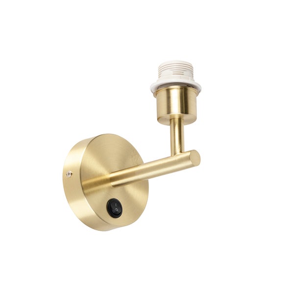 Wandleuchte aus Metall mit Schalter