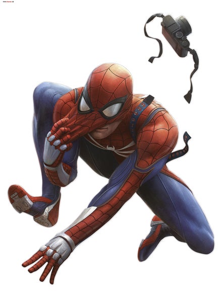 Spider-Man Wanddekoration mit Kamera