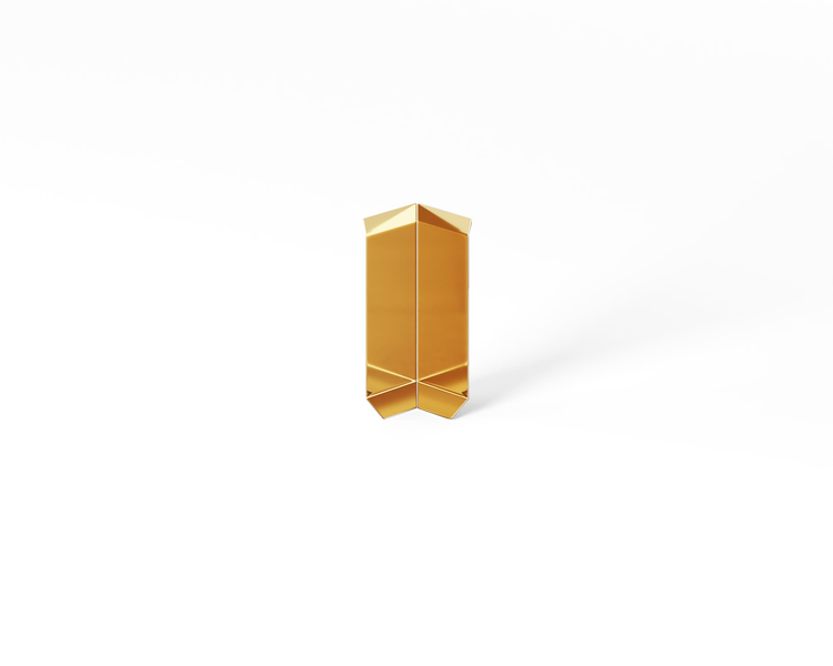 Goldener Barren als Dekoration