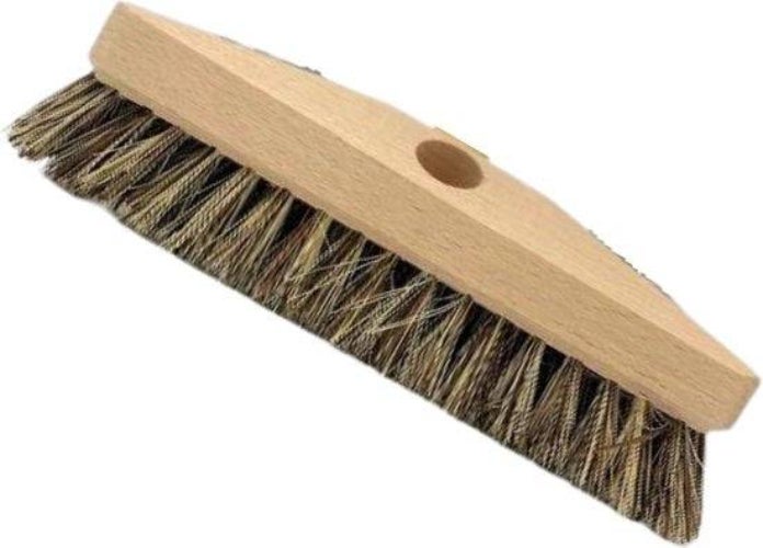 Handfeger mit Borsten und Holzgriff