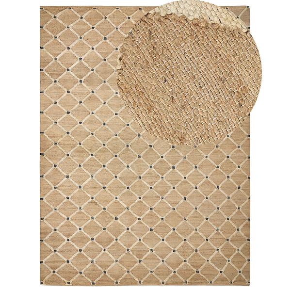 Teppich KALEKOY 300 x 400 cm Jute Beige