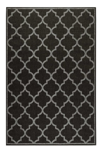 Outdoor Teppich Anthrazit Grau Gleamy WECONhome 133x200 cm