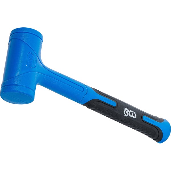 Blauer Gummihammer