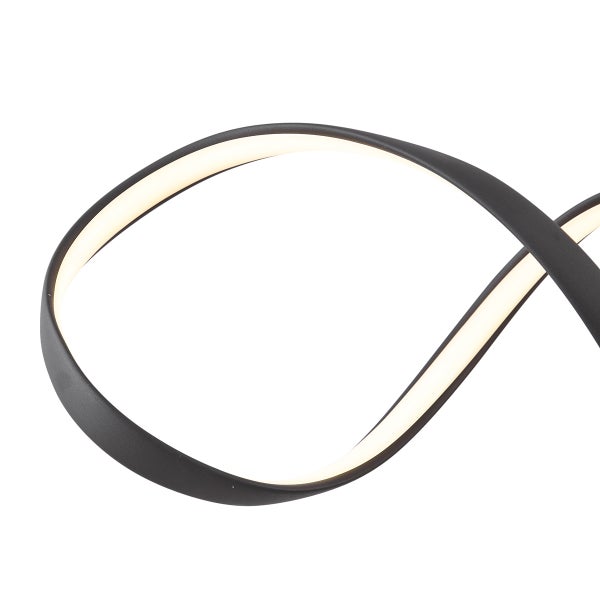 Dekorative LED-Leuchte in Schleifenform