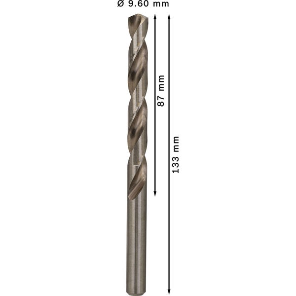 Bosch PRO Metal HSS-G Spiralbohrer 9,6 x 87 x 133 mm - 2608585519