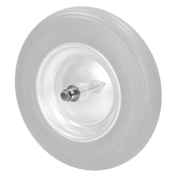 ECD Germany 2er Set Universal Achse für Schubkarrenrad, Ø16x105 mm, aus Stahl verzinkt, Schubkarrenachse Montage Set mit Unterlegscheibe und Nuss, Achsen-Satz für Schubkarren Rad Schubkarrenreifen