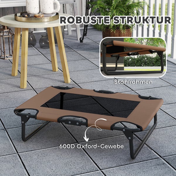 Outdoor-Hundebett mit Stahlrahmen und Oxford-Gewebe