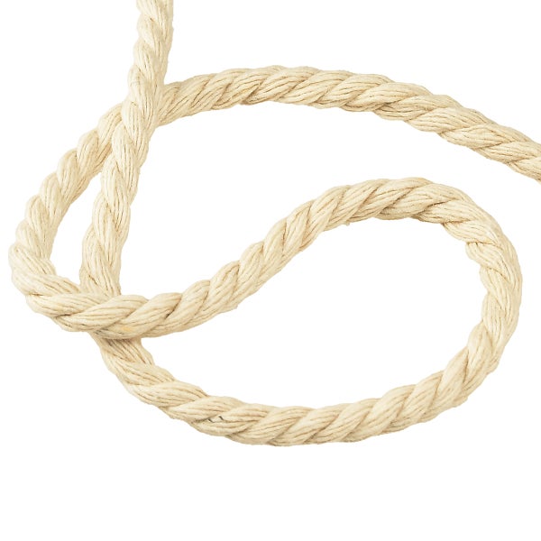 Geflochtene Hanfseil Nahaufnahme