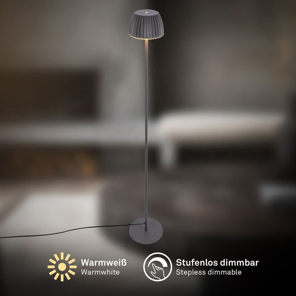 LED Stehlampe LED Stehleuchte Standleuchte Leselampe Dimmbar Touch Wohnzimmer