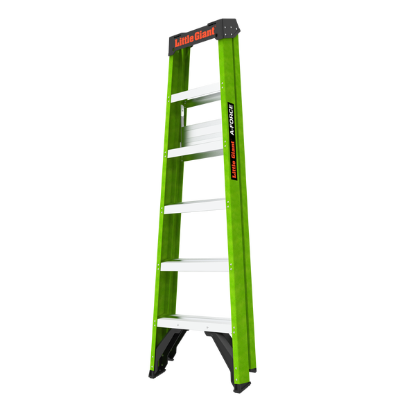 Little Giant A-FORCE Stehleiter aus glasfaserverstärktem Kunststoff mit mehreren Stufen für den professionellen Einsatz