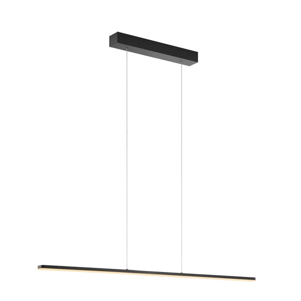 quitani LED Margita dimmbar (Modern) in Schwarz aus Aluminium (1 flammig, ) Wohnzimmerleuchte
