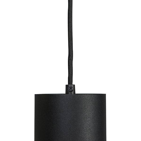 Design-Pendelleuchte schwarz GU10 50mm - Tubo