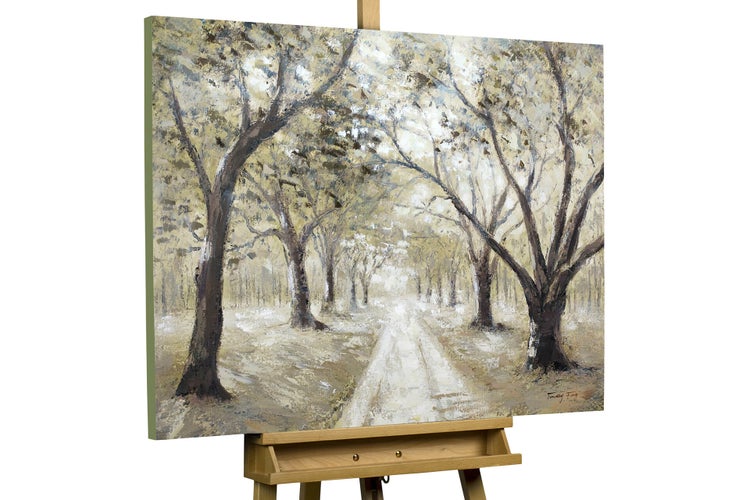 Handgemaltes Gemälde Acrylfarbe 100x75cm Grün