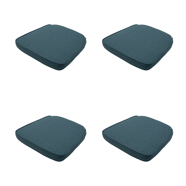 Sitzkissen Wicker Sea blue Canvas Eco+ - ca. 48x48 cm - 4er-Set