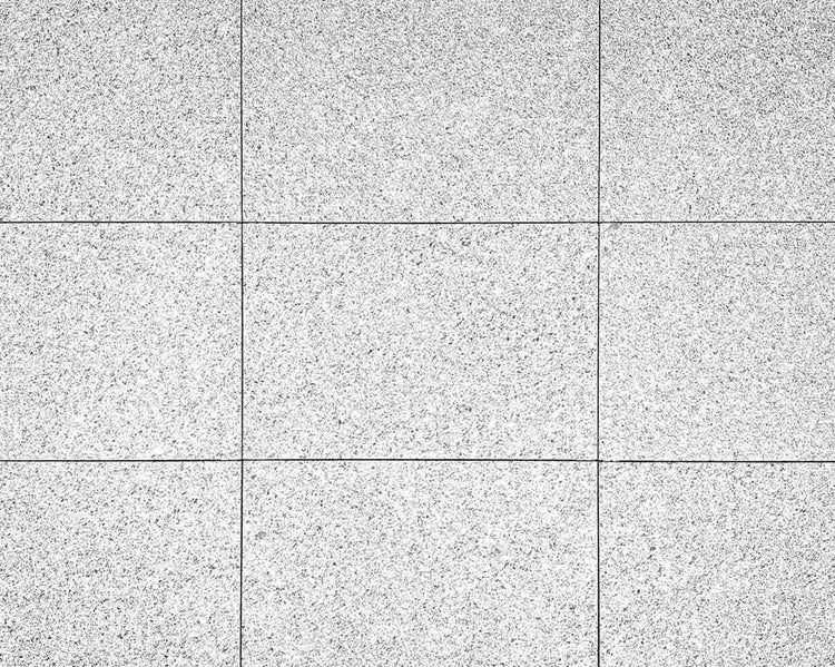 Wohnrausch Granit Terrassenplatten GRANIT SILVER 91,5 x 61 x 3 cm, geflammt, weiß-grau