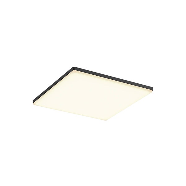 Lucande LED Deckenleuchten Henni (Modern) in Alu (1 flammig, ) - Außenleuchte für Garten Terasse Balkon & Haus Deckenleuchte