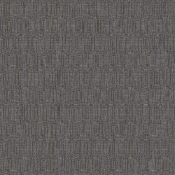 Nahaufnahme eines dunkelgrauen Wandbelags mit Textilstruktur.