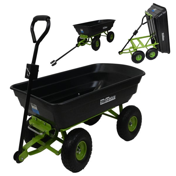 Gartenwagen mit Kippfunktion und TrützHolm Logo