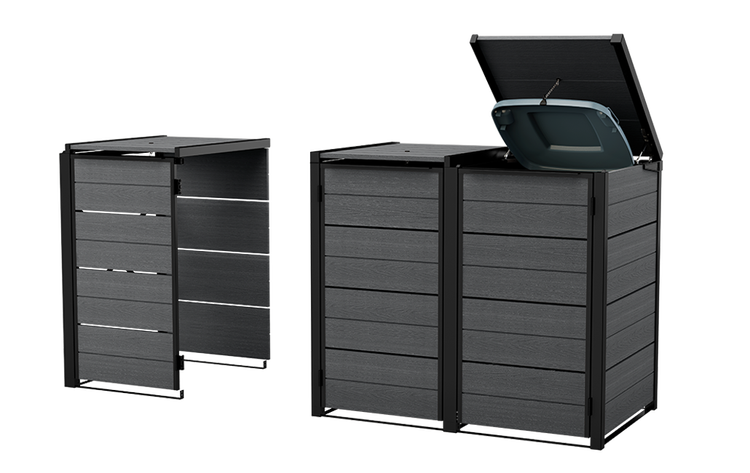 Keter Erweiterung für Mülltonnenbox Hideaway Evo