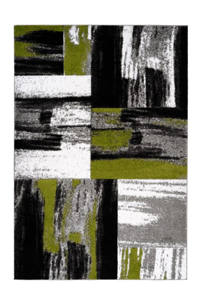 Kurzflor Teppich Sumiko Grün Modern 200 x 290 cm