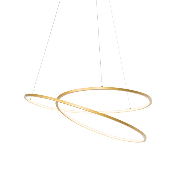 Design Hängelampe Gold 72 cm inkl. LED 3-stufig dimmbar - Rowan