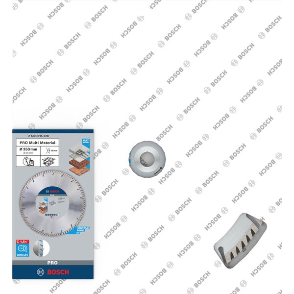 Bosch PRO Multi Material Diamanttrennscheibe 350 x 20 mm - 2608615070
