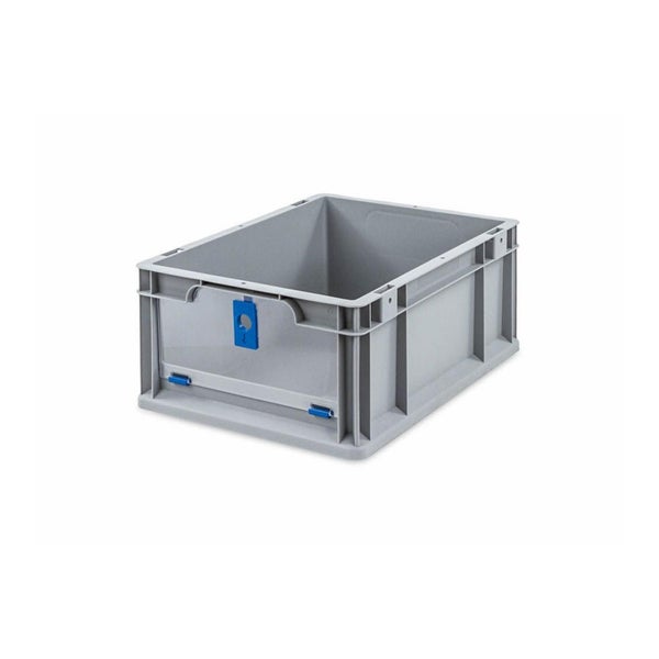 PROREGAL SparSet 5x Eurobox NextGen Insight Cover HxBxT 17 x 30 x 40 16 Liter Niedrig/Blau Eurobehälter Transportbox