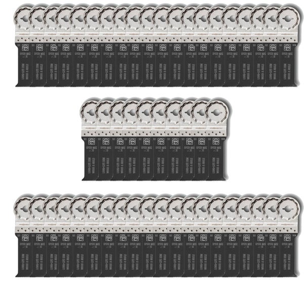 Mehrere oszillierende Sägeblätter für Holz und Nägel