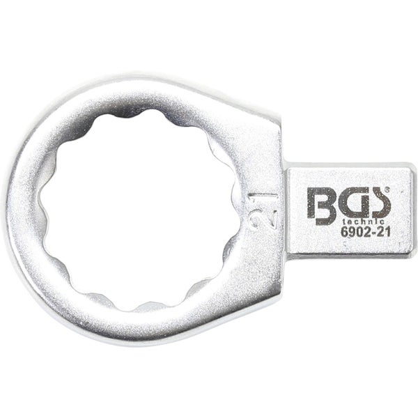 BGS Einsteck-Ringschlüssel 21 mm Aufnahme 9 x 12 mm - 6902-21