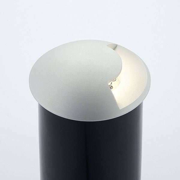Lucande Bodeneinbauleuchten Milara (wasserdicht (Modern) in Alu aus Aluminium (1 flammig, GU10) - Bodeneinbauleuchte außen