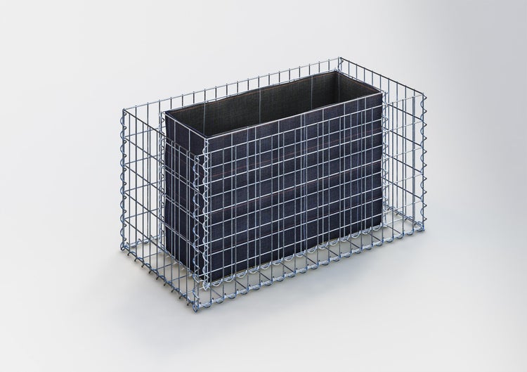 Hochbeet eckig 100 cm x 50 cm x 50 cm (L x H x T), Maschenweite 5 x 10 cm, Wandstärke 10 cm