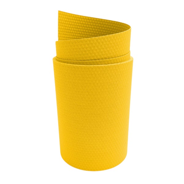 Gelbe Bienenwachs Mittelwand aufgerollt