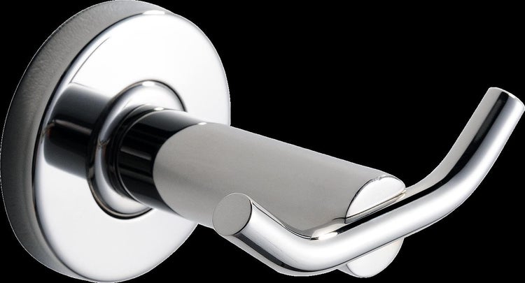 Moderner Badhaken zur Wandmontage aus Metall mit runder Halterung