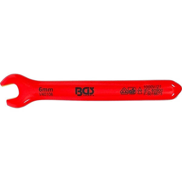 BGS Maulschlüssel 6 mm, isoliert