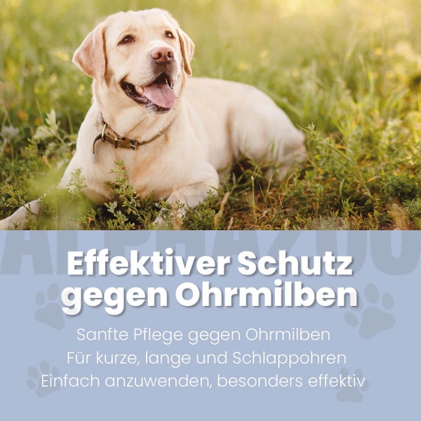 alphazoo Ohrmilbenöl für Hunde 100ml